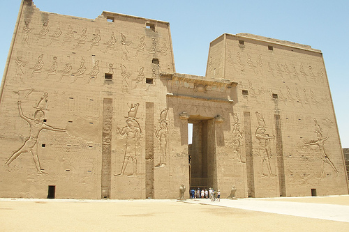 Edfu Temple of Horus (2007-05-588) by Argenberg Edfu photo