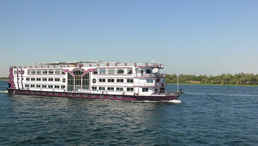 Cruising the Nile River on the M/S Florence.