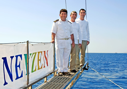Your Friendly crew on the M/S Myra Yacht 