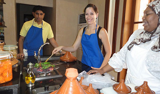 Cooking lessons in Morocco