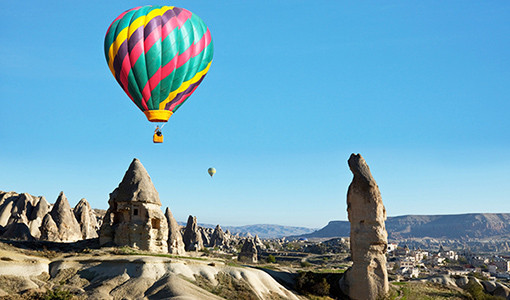Balloon ride in Cappadocia in Turkey