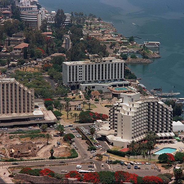 Aerial View of Tiberias, Israel