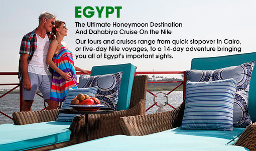 Egypt is your ultimate honeymoon destination.