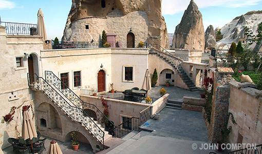 Accommodations in Cappadocia. Photo by John Compton.