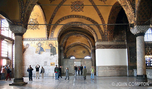Mosque in Istanbul. Photo by John Compton.