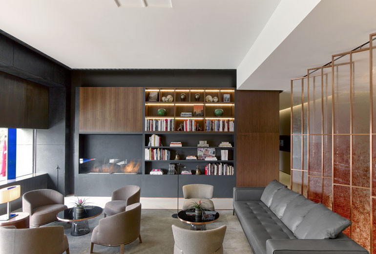 The St. Regis Istanbul Library.