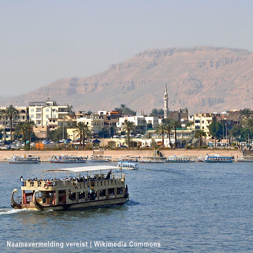 Luxor (Egypt): view on the West Bank