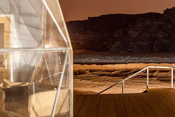 Sun City Camp at night