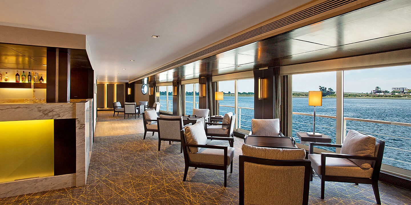 Oberoi Philae Nile Cruise Bar and Cigar Lounge