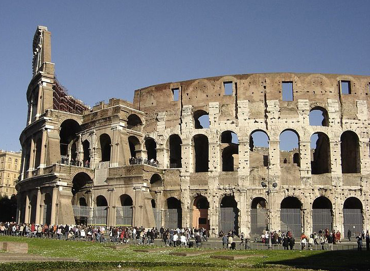 The Colosseum, Rome, Italy. 