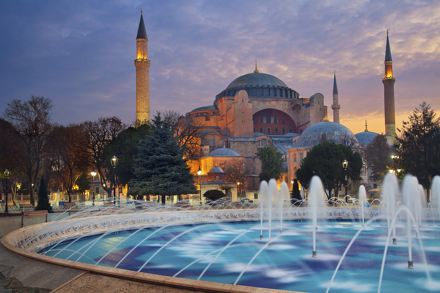 Hagia Sofia in Istanbul, Turkey.